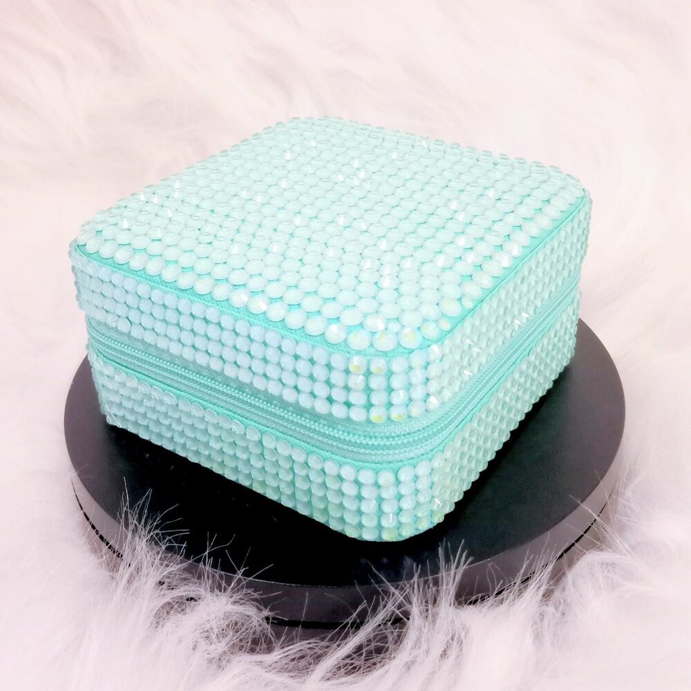Tiffany Blue Color Jewelry Box, Girls' First Jewelry Box
